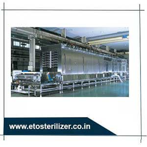 continuous steam sterilizer is the rapid transfer of heat to medium through steam condensate without the use of a heat exchanger.